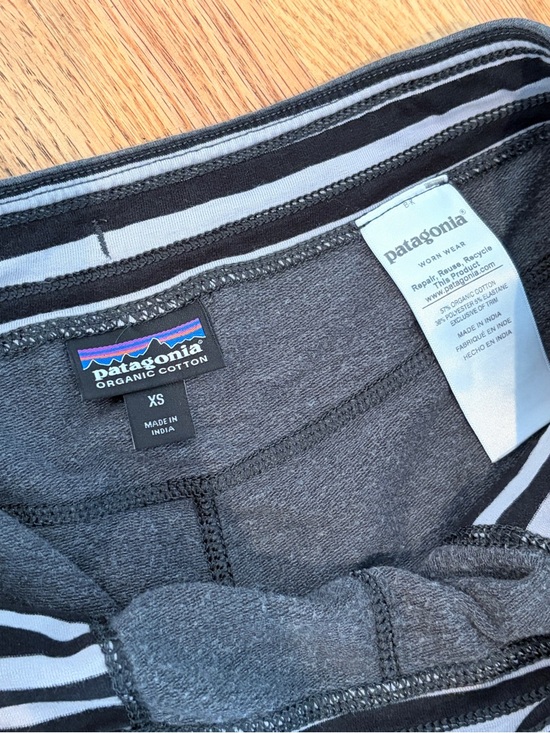 Patagonia Joggers Organic Cotton Dark Charcoal Gray Jogger Sweatpants XS - Picture 6 of 8